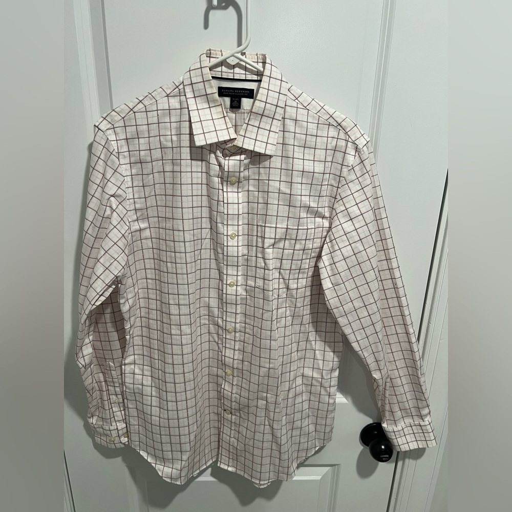 Banana Republic Dress Shirt - Medium (15-15.5) -Non- Iron Classic